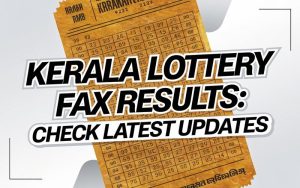 Kerala Lottery Fax